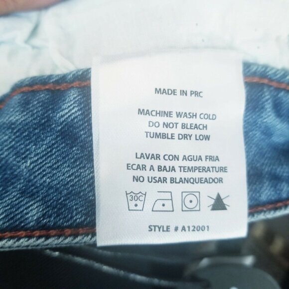 🤩Women's Wide Leg Stretch Jeans Size 5 Denim Medium Wash Mid rise 5 pockets New - Picture 8 of 8